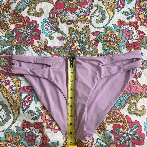 Dippin’ Daisy’s Women’s Bikini Cut-Out Bottom Pink Size Large - Picture 4 of 4